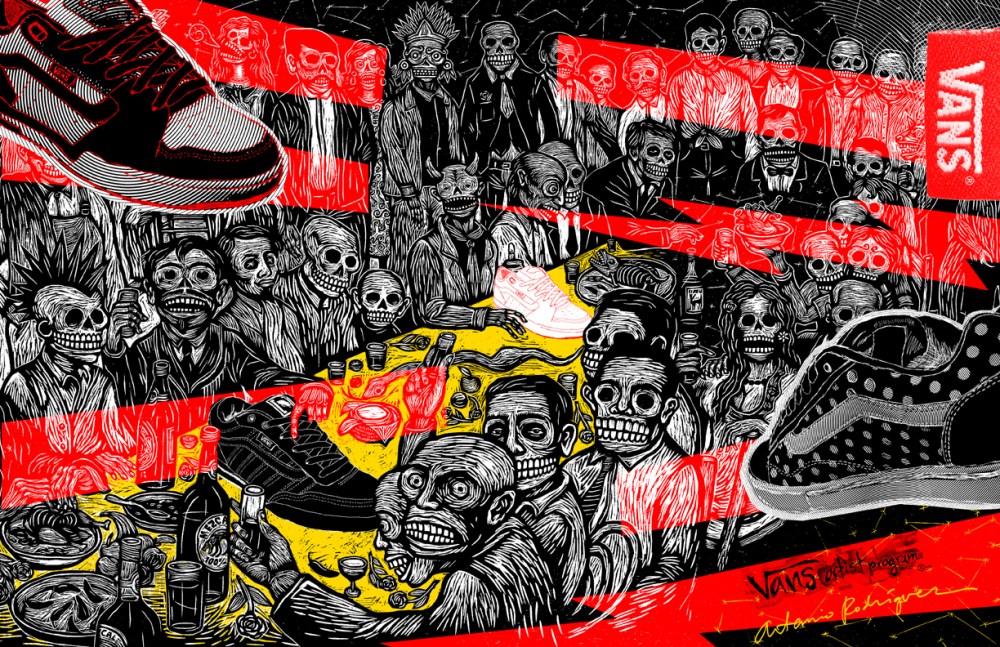 Vans print ad (Artists Series collaboration with Artemio Rodriguez), 2007.